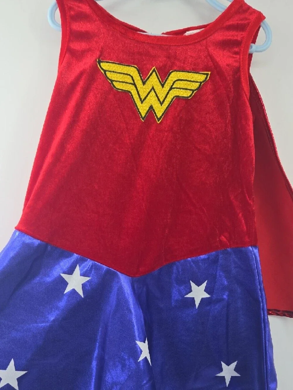 Wonder Woman Kids Red & Blue Superhero Costume